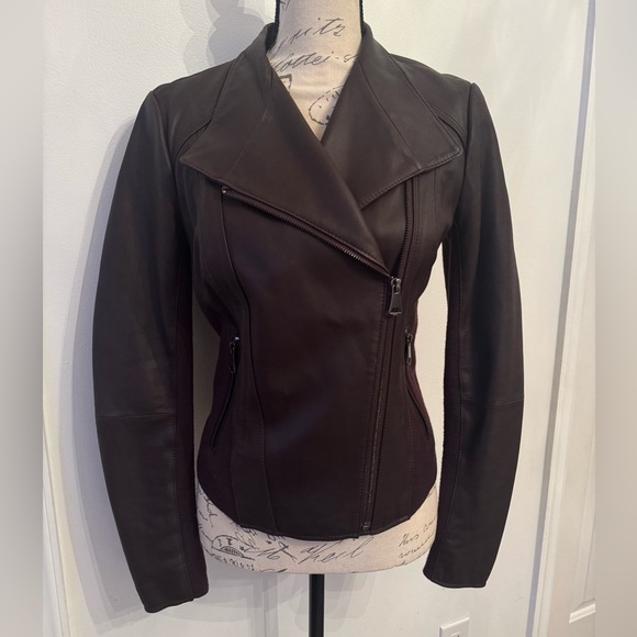 Andrew Marc Leather Jacket - Picture 1 of 6